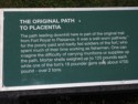 Sign about the path